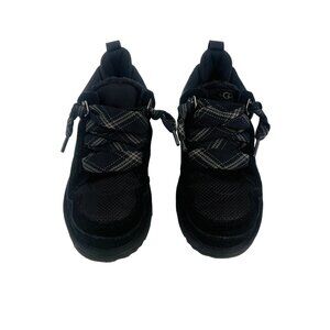 Womens UGG  Lowmel Black Suede Shoes (1152410K)  Size 6